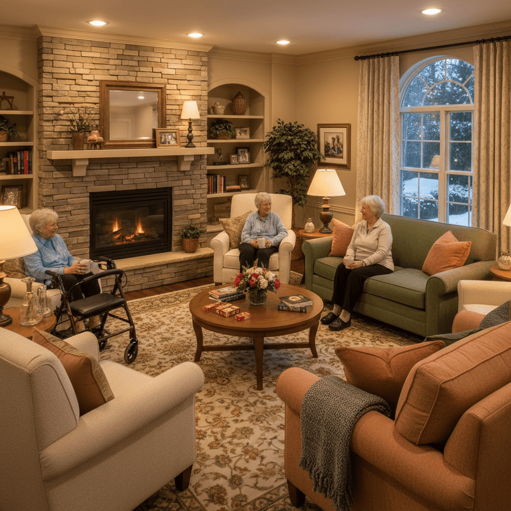 Cozy common room